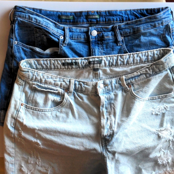 Wild Fable set of 2 denim shorts size 17 - Picture 2 of 11